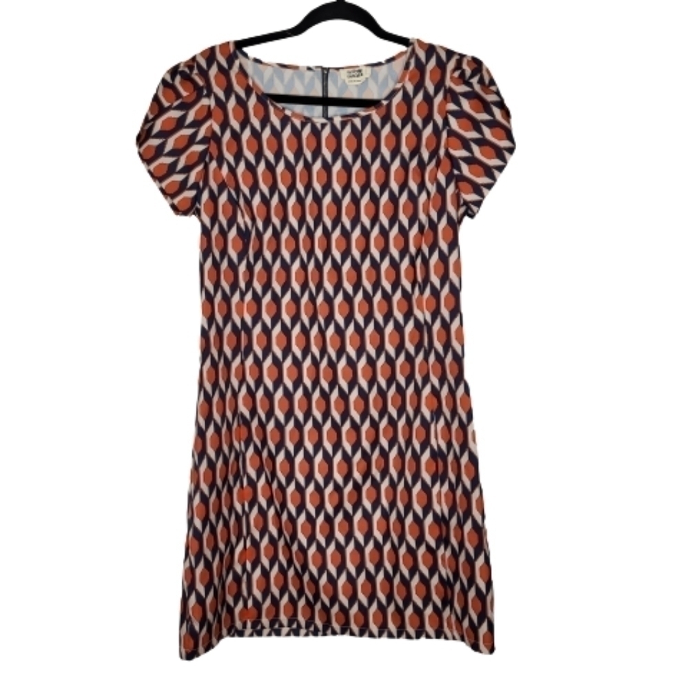 Molly Bracken Multi Colored Geometric Dress